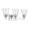 Z-Lite Lyna Vanity, 3-Light, 22 In.W x 6.5 In.L x 9 In.H, Chrome /Clear 823-3V-CH - alternate 6